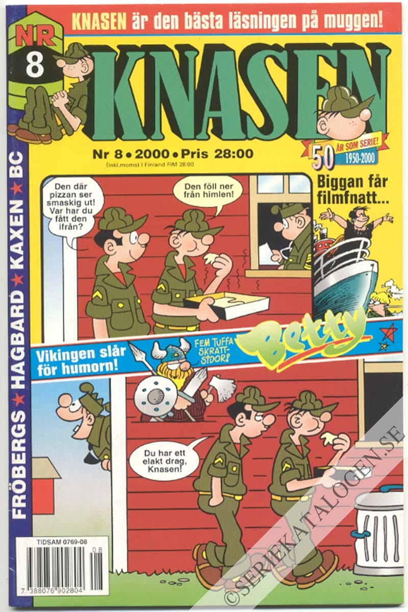 Framsida på Knasen #8 (2000)