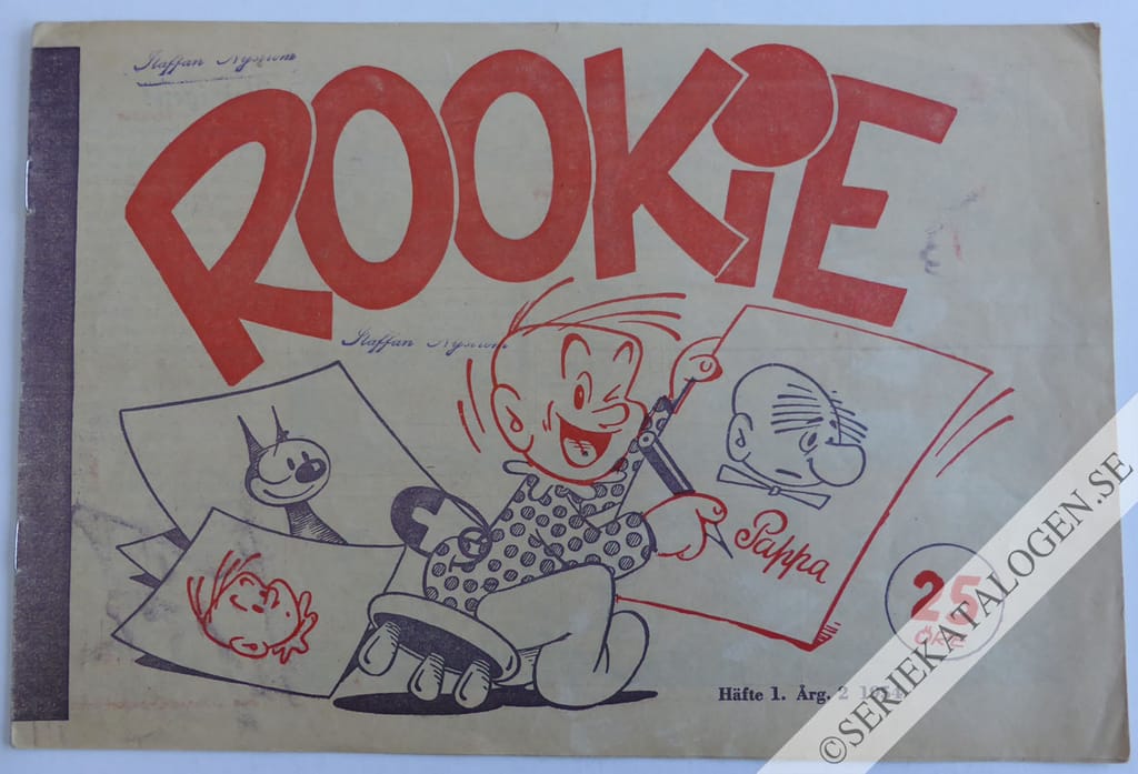 Framsida på Rookie #1 (1954)