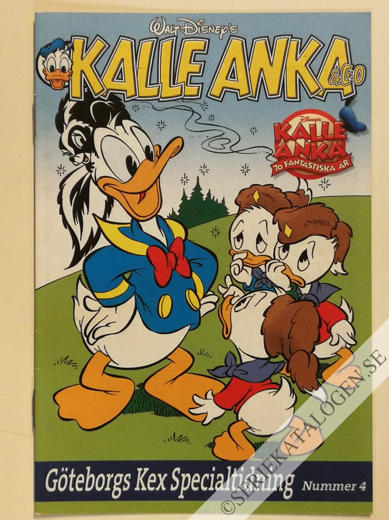 Framsida på Kalle Anka & C:o - Göteborgs Kex specialtidning #4 (2004)