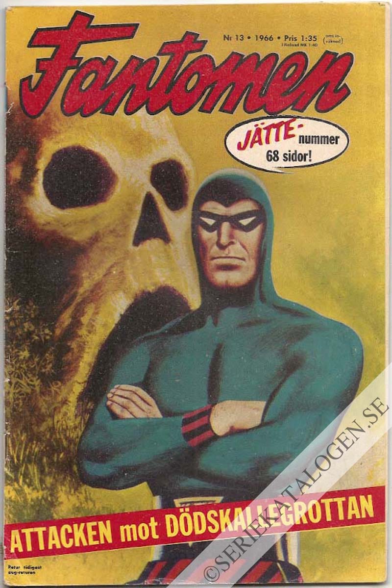 Framsida på Fantomen #13 (1966)