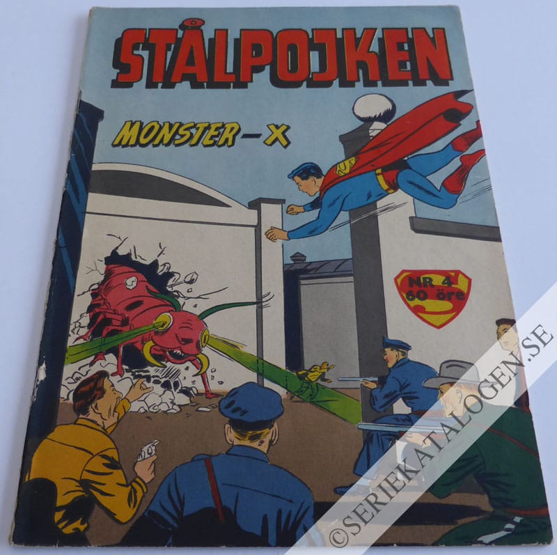 Framsida på Stålpojken #4 (1959)
