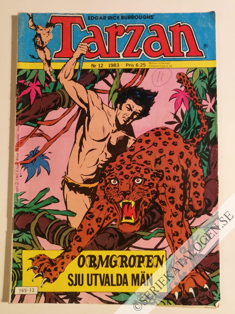 Framsida på Tarzan #12 (1983)