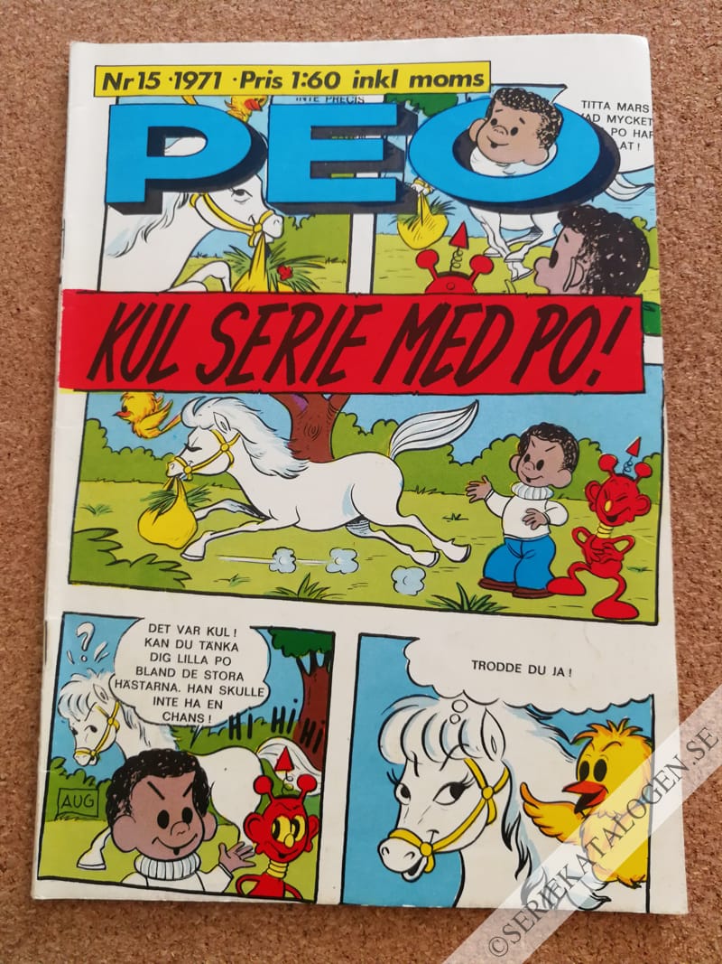 Framsida på Peo #15 (1971)