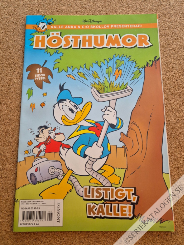 Framsida på Kalle Anka & C:o - Skollov #5 - Kalle Anka & C:o skollov presenterar: Hösthumor (2023)