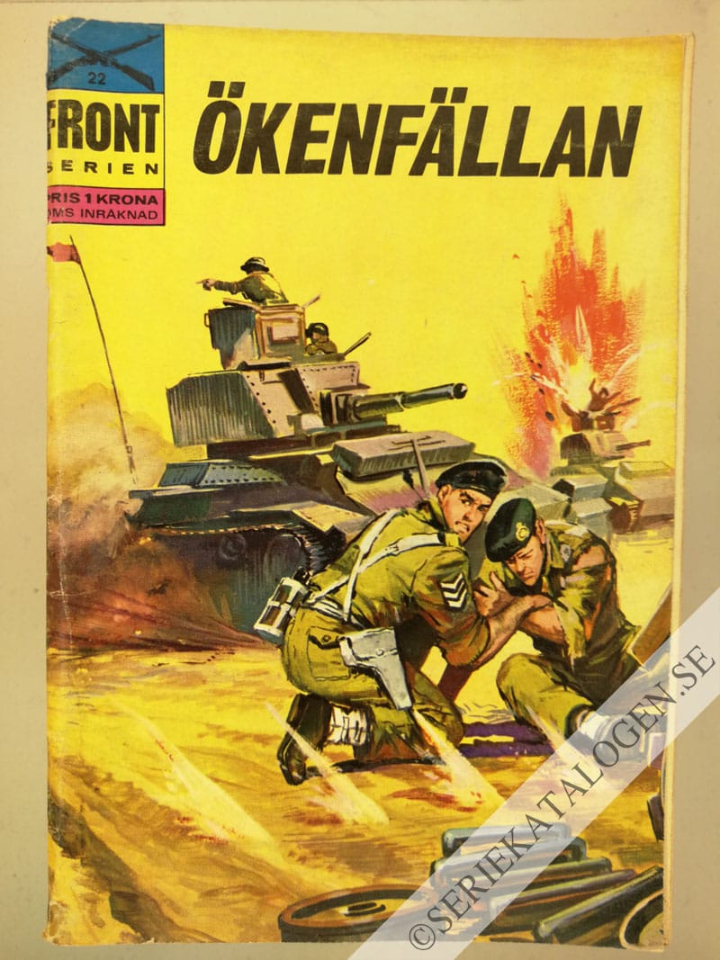 Framsida på Frontserien Ökenfällan (1966)