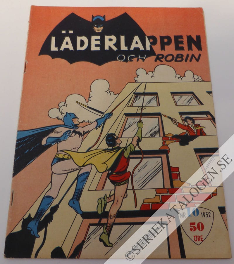 Framsida på Läderlappen och Robin #10 (1952)