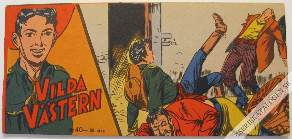 Framsida på Vilda Västern #40 (1957)