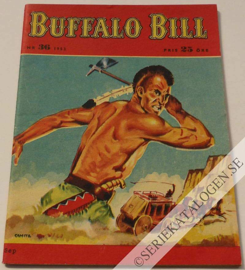 Framsida på Buffalo Bill #36 (1953)