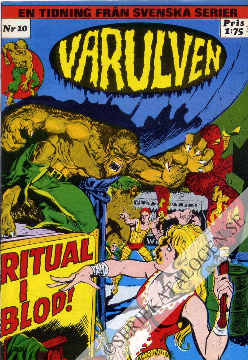 Framsida på Varulven #10 (1973)