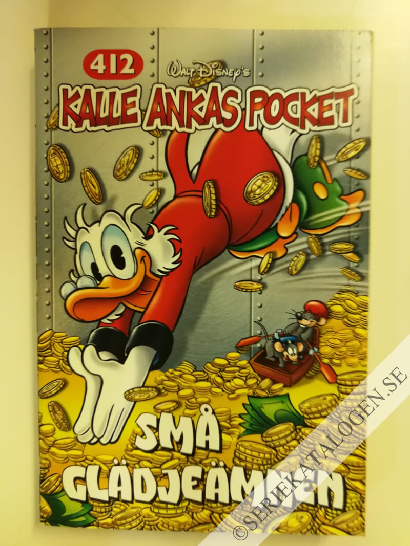 Framsida på Kalle Ankas pocket #412 - Små glädjeämnen (2013)