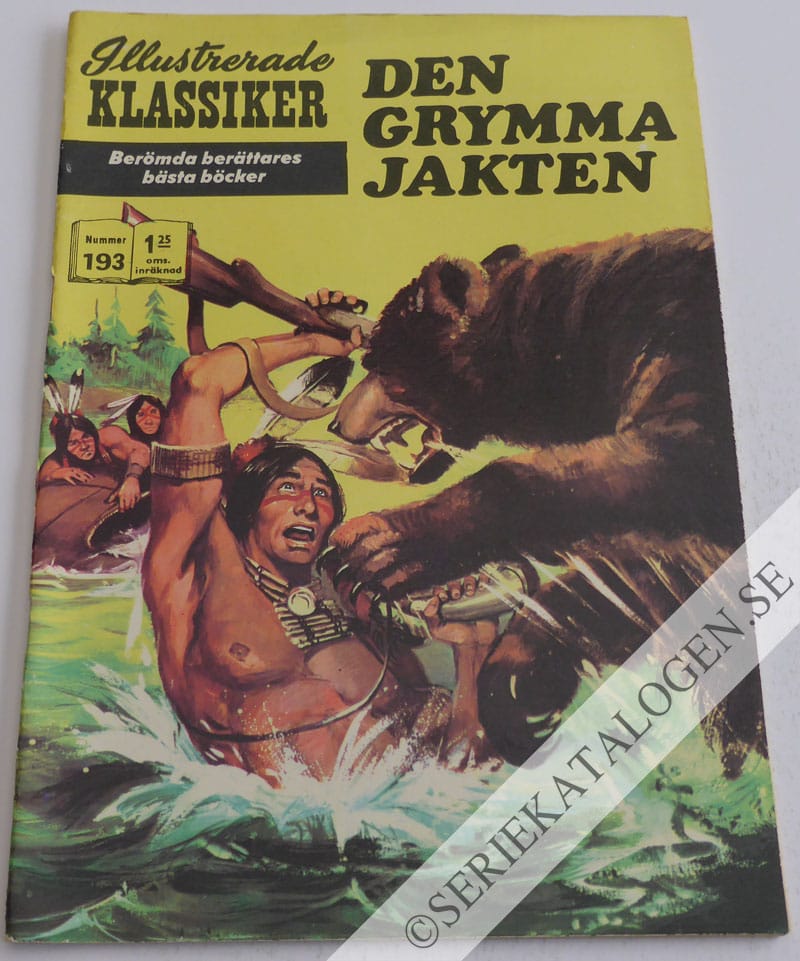 Framsida på Illustrerade Klassiker #193 - Den grymma jakten (1967)