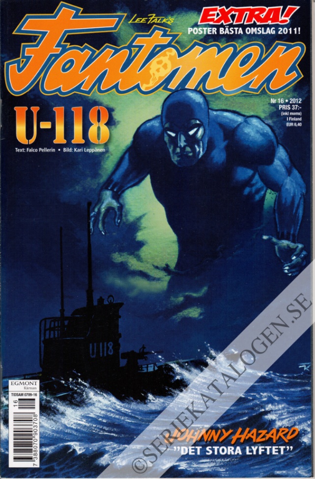 Framsida på Fantomen #16 (2012)