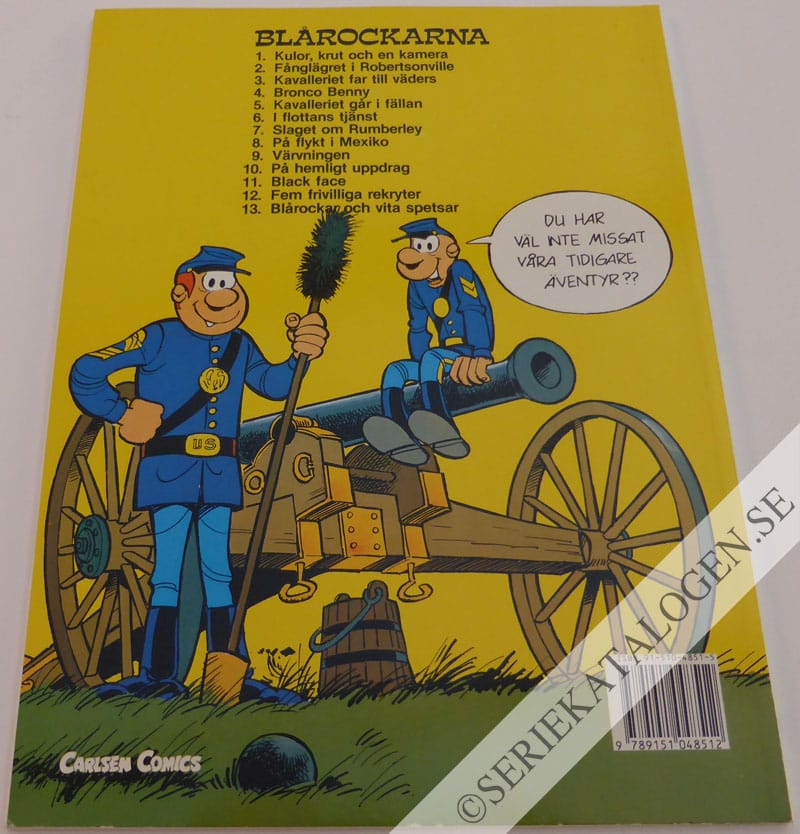 Baksida på Blårockar och vita spetsar (1989)