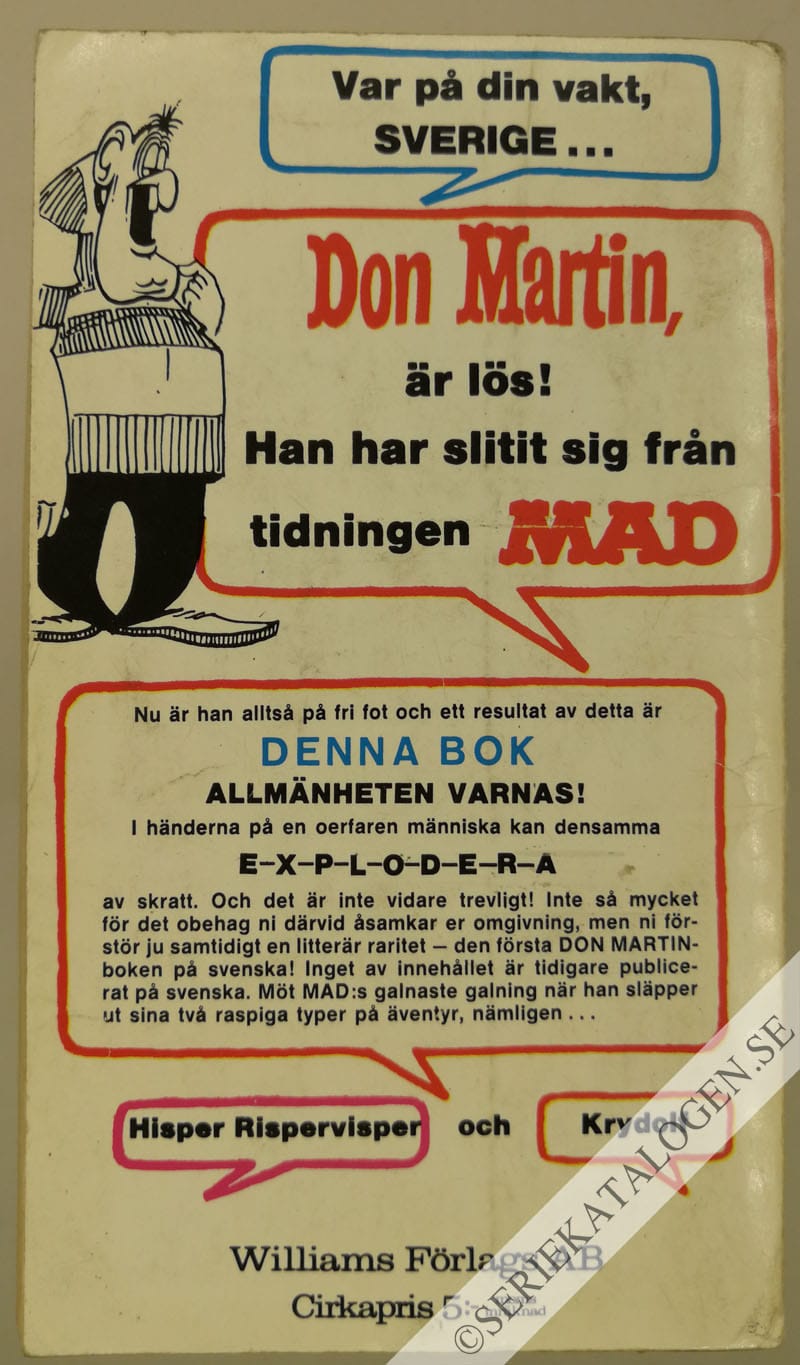 Baksida på Don Martin tar en tripp! (1970)