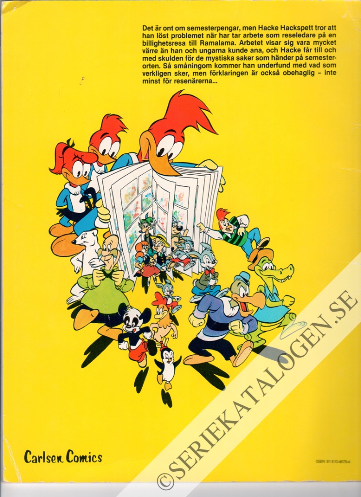 Baksida på Resan till Ramalama (1987)