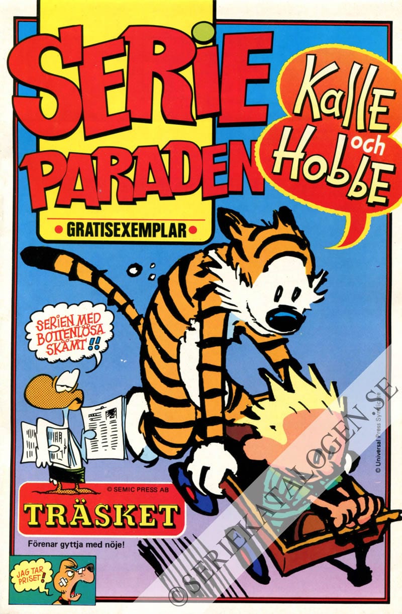 Framsida på Serie-paraden gratisexemplar # (1990)