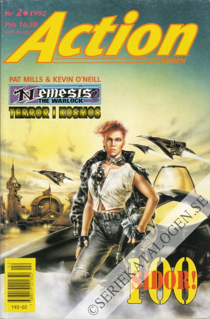 Framsida på Actionserien #2 (1992)