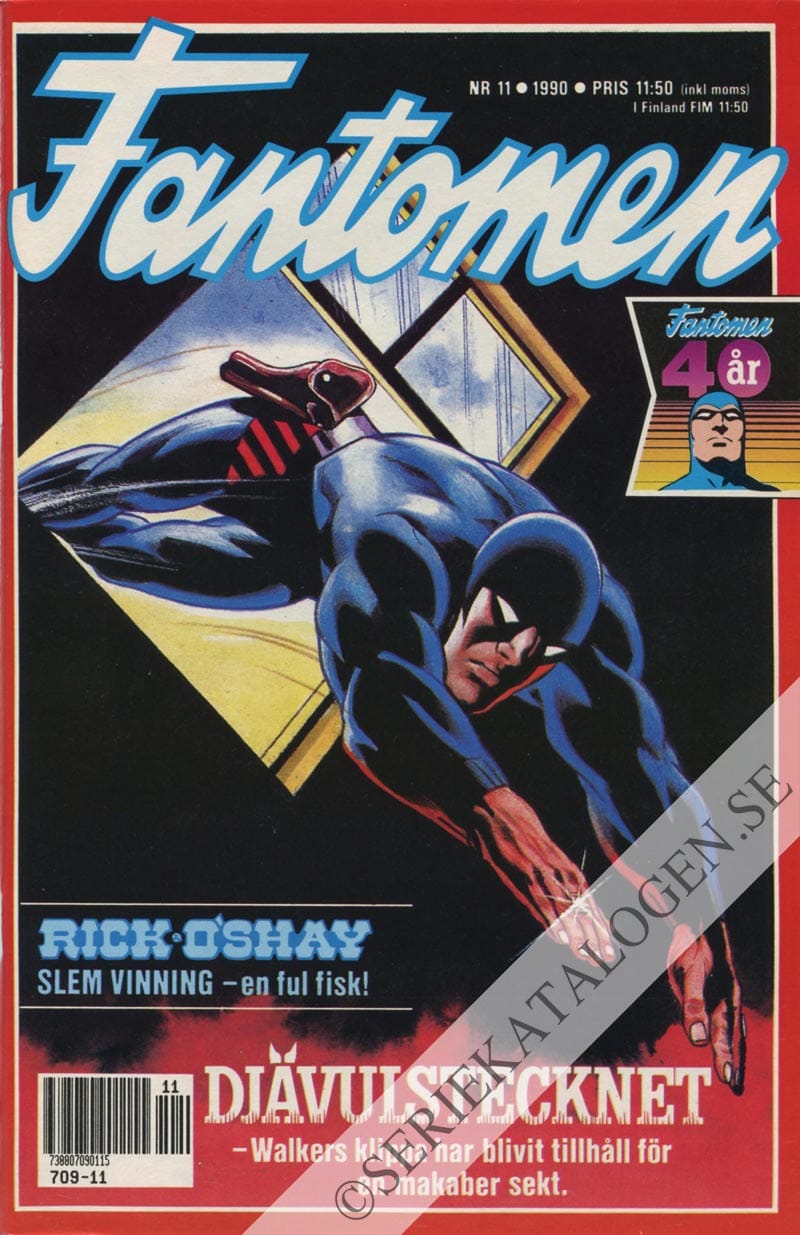 Framsida på Fantomen #11 (1990)