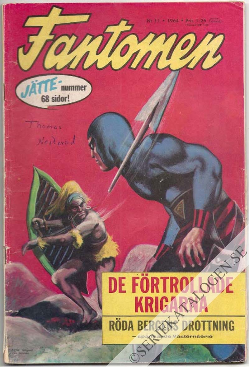Framsida på Fantomen #11 (1964)