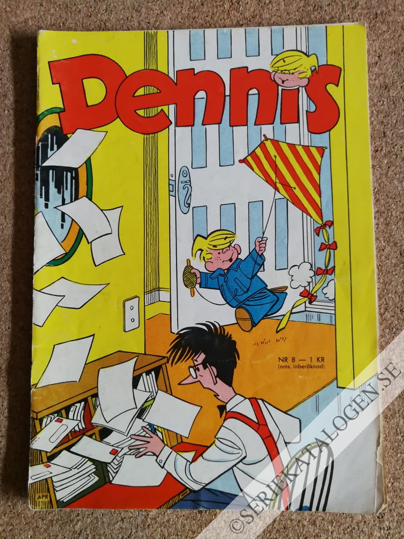 Framsida på Dennis #8 (1967)