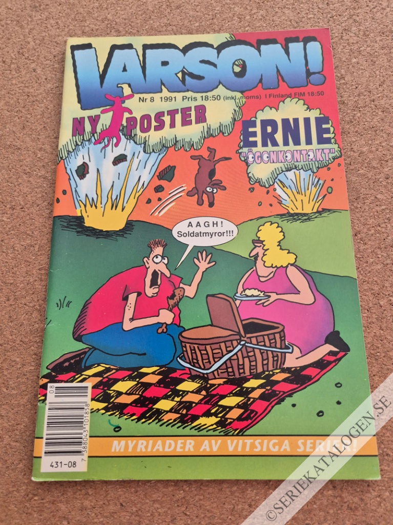 Framsida på Larson! #8 (1991)