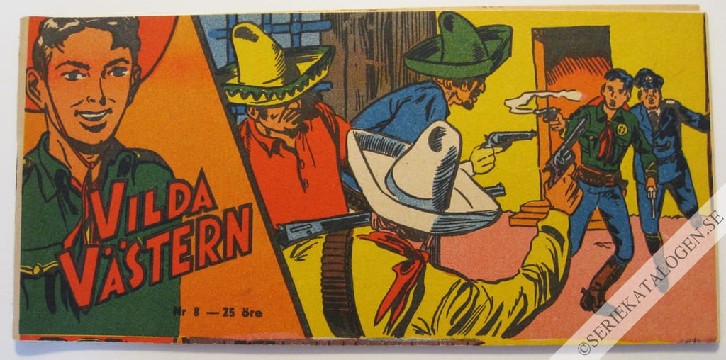 Framsida på Vilda Västern #8 (1957)