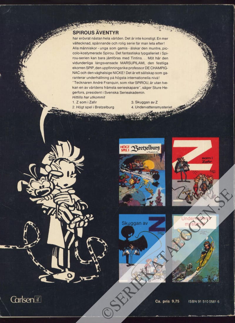 Baksida på Skuggan av Z (1975)