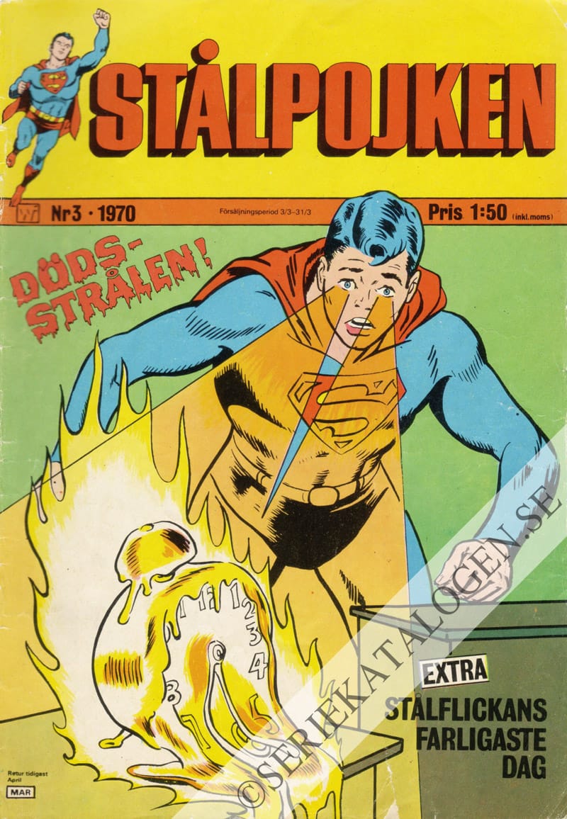 Framsida på Stålpojken #3 (1970)