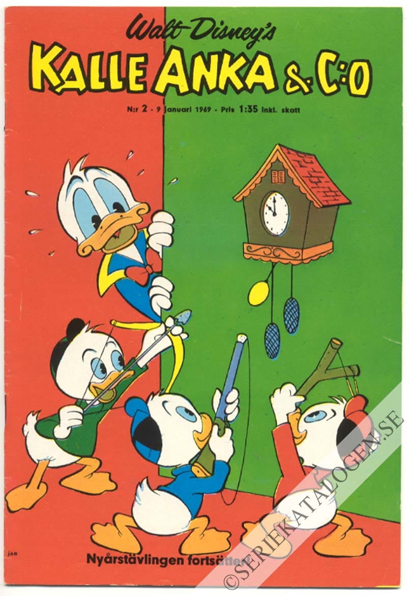 Framsida på Kalle Anka & C:o #2 (1969)