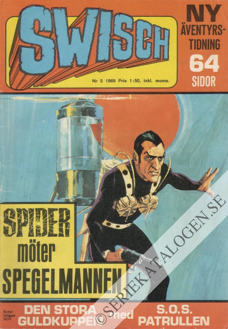 Framsida på Swisch #5 (1969)