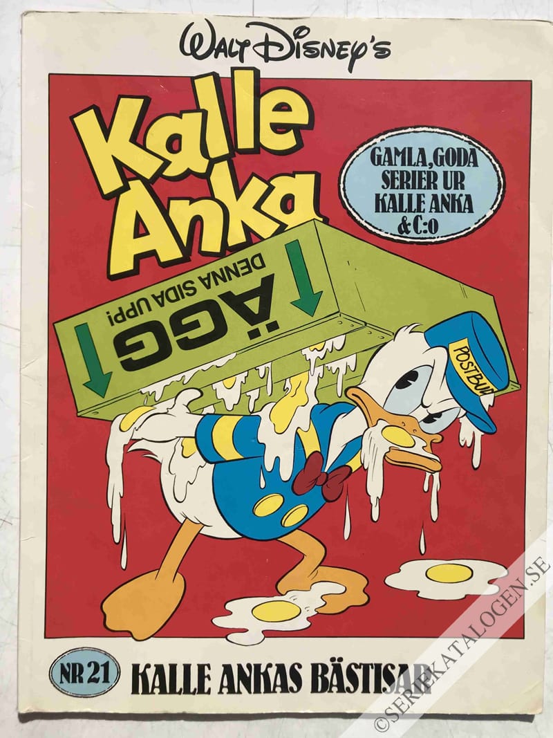 Framsida på Kalle Ankas bästisar #21 (1985)