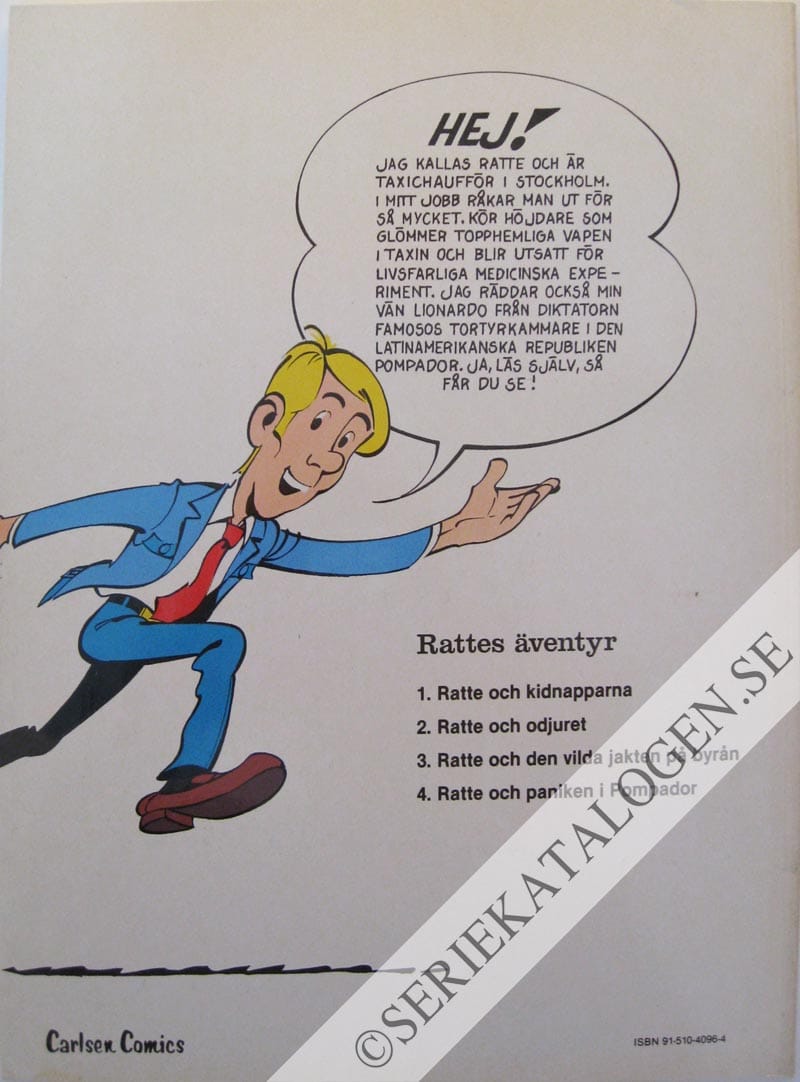 Baksida på Ratte och paniken i Pompador / I grumligt vatten (1983)