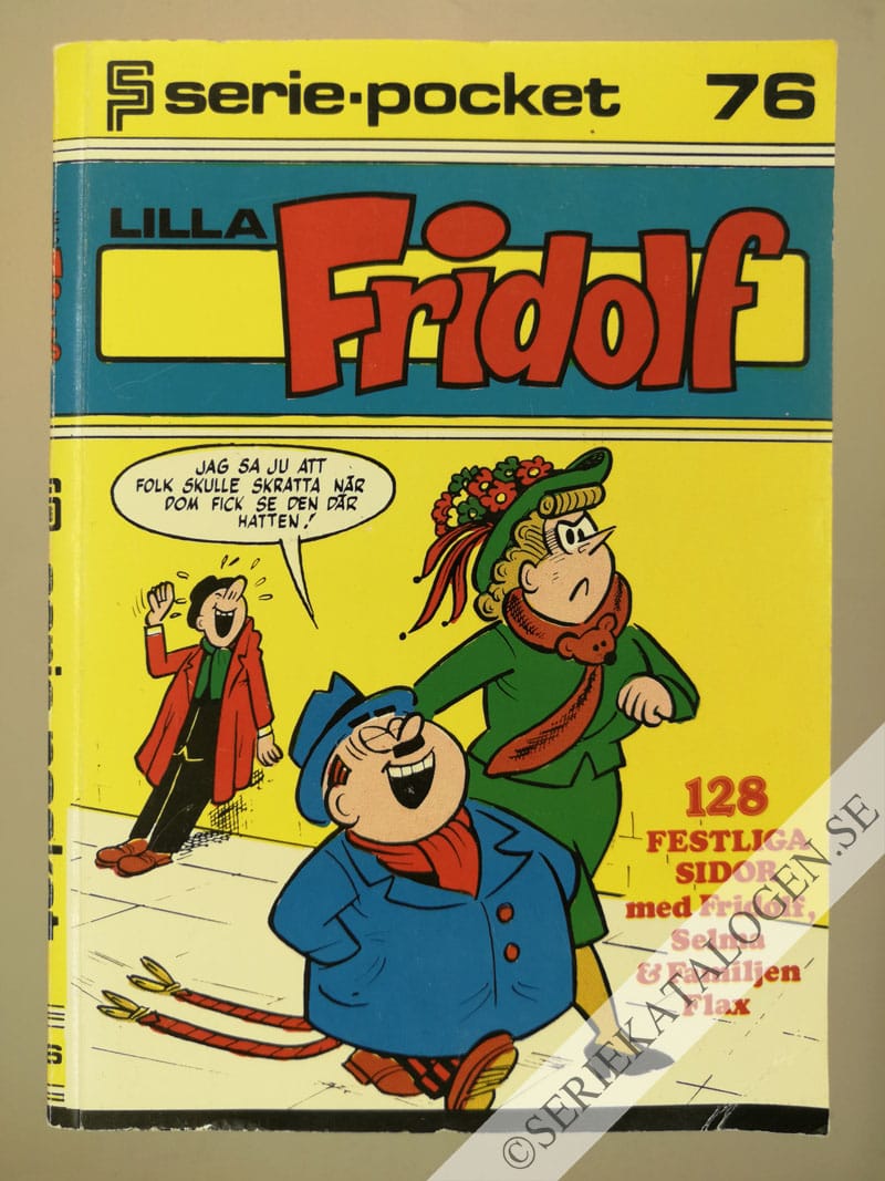 Framsida på Seriepocket #76 - Lilla Fridolf (1979)