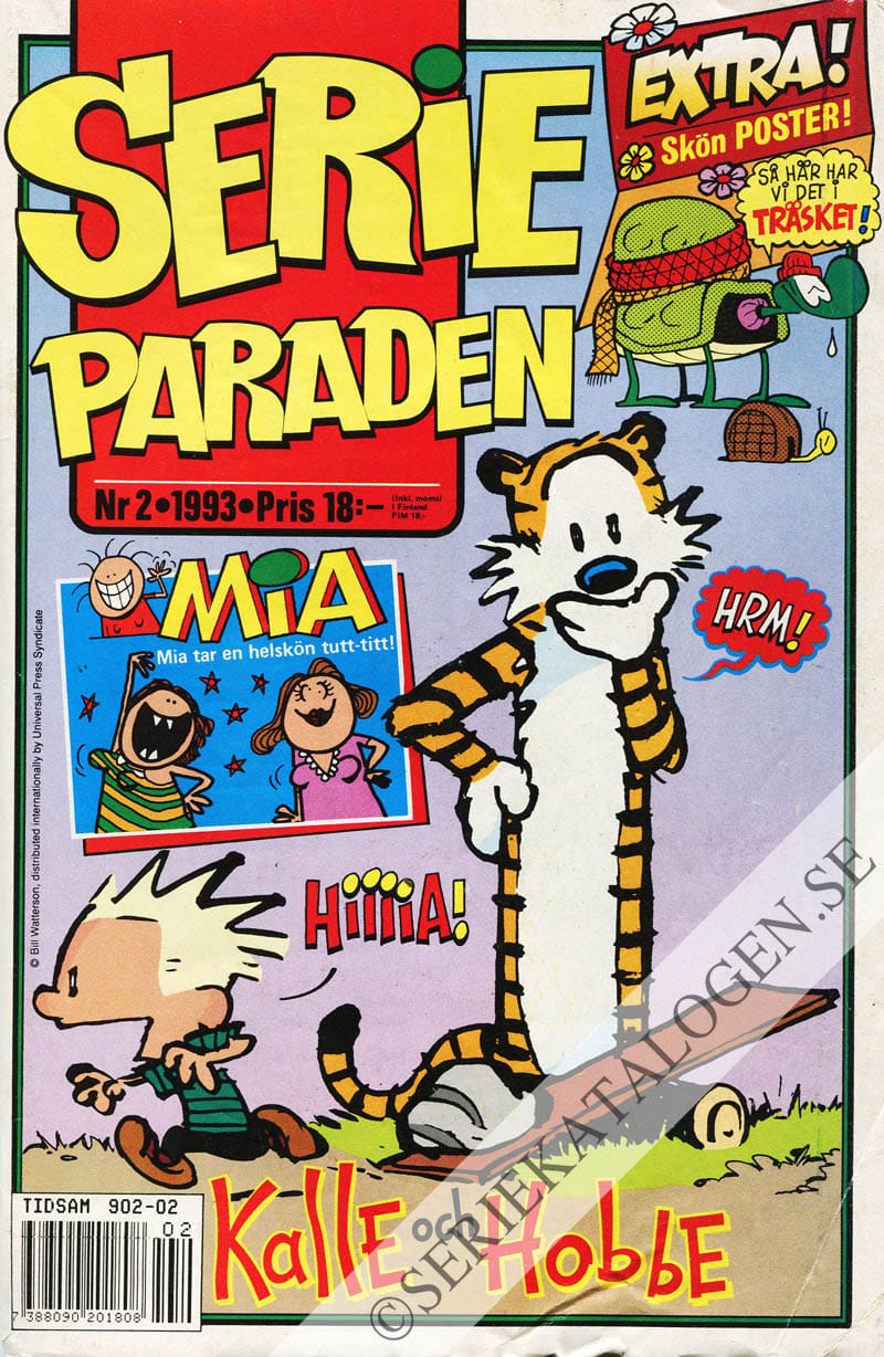Framsida på Serie-paraden #2 (1993)