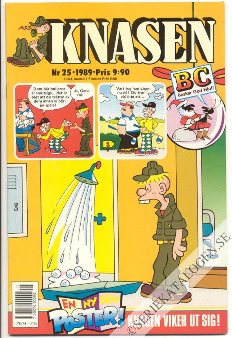 Framsida på Knasen #25 (1989)