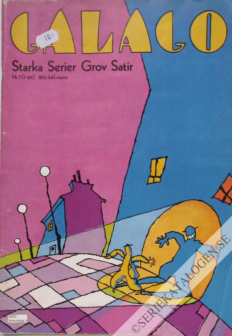 Framsida på Galago #1 (1984)