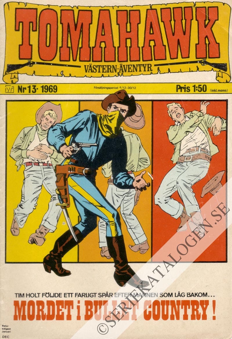 Framsida på Tomahawk #13 (1969)