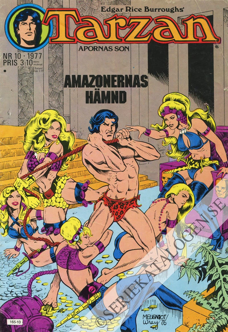 Framsida på Tarzan #10 (1977)