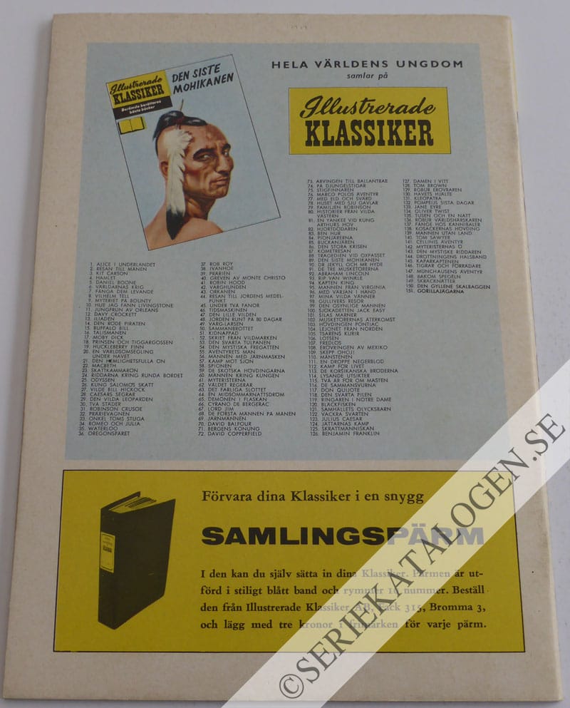 Baksida på Gorillajägarna (1962)