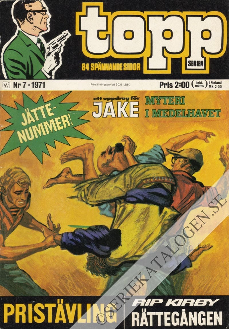 Framsida på Toppserien #7 (1971)