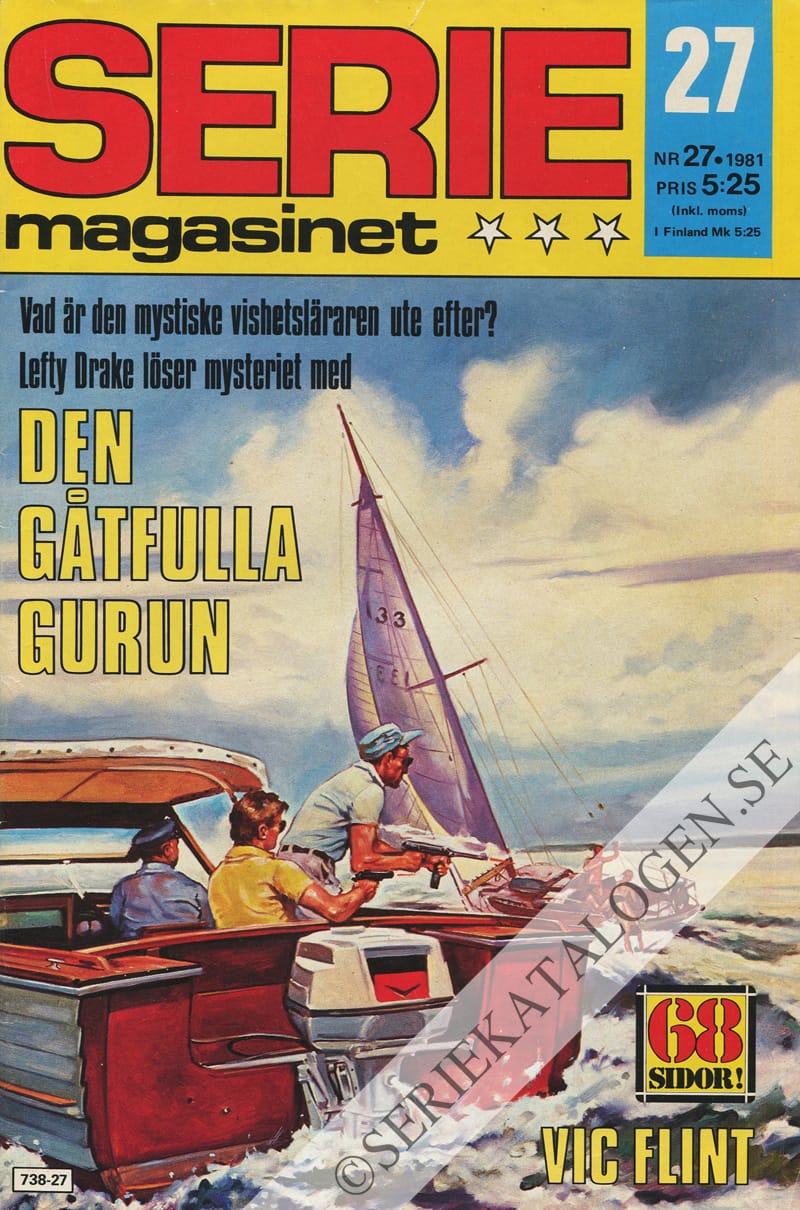 Framsida på Seriemagasinet #27 (1981)
