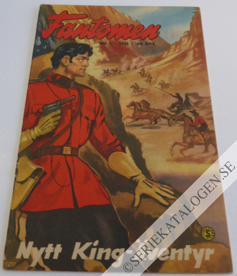 Framsida på Fantomen #3 (1953)
