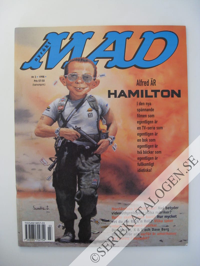 Framsida på Svenska MAD #3 (1998)