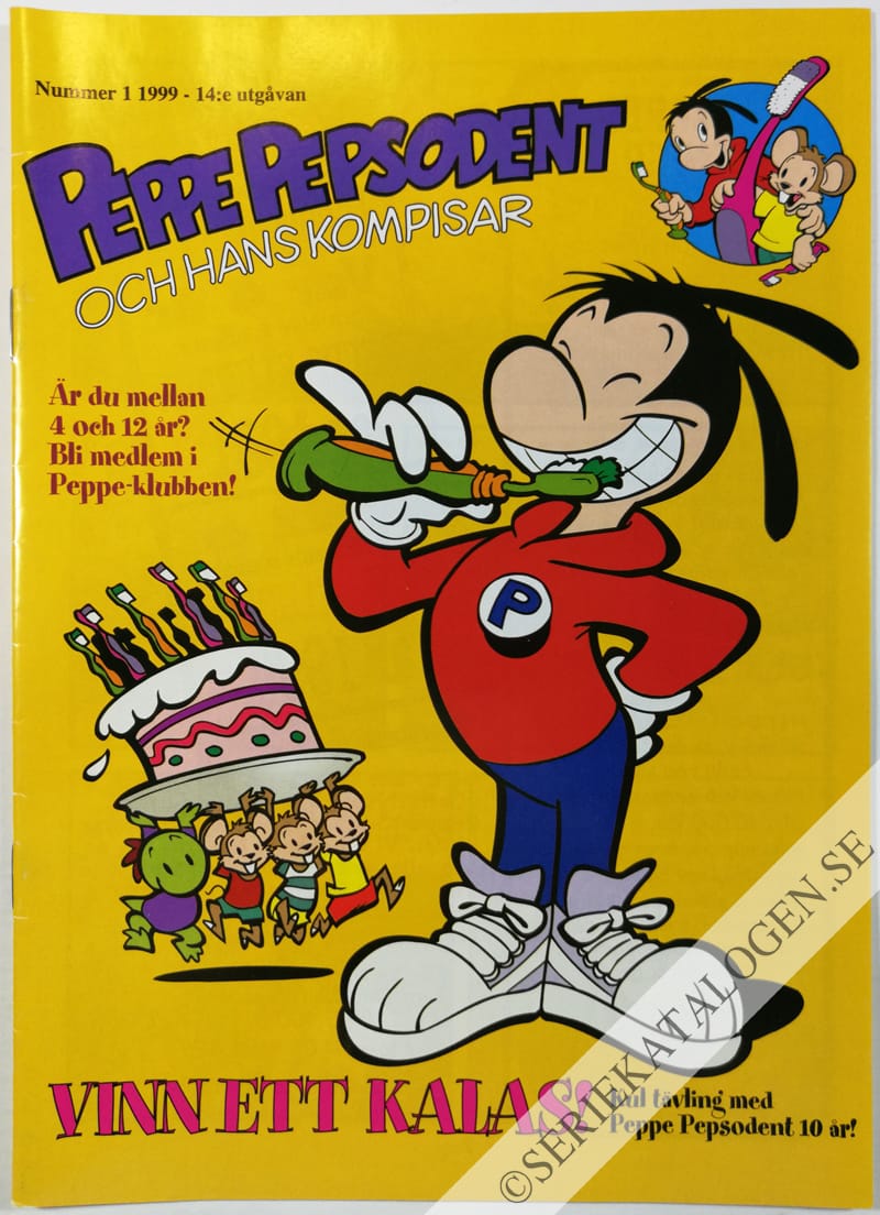Framsida på Peppe Pepsodent #1 (1999)