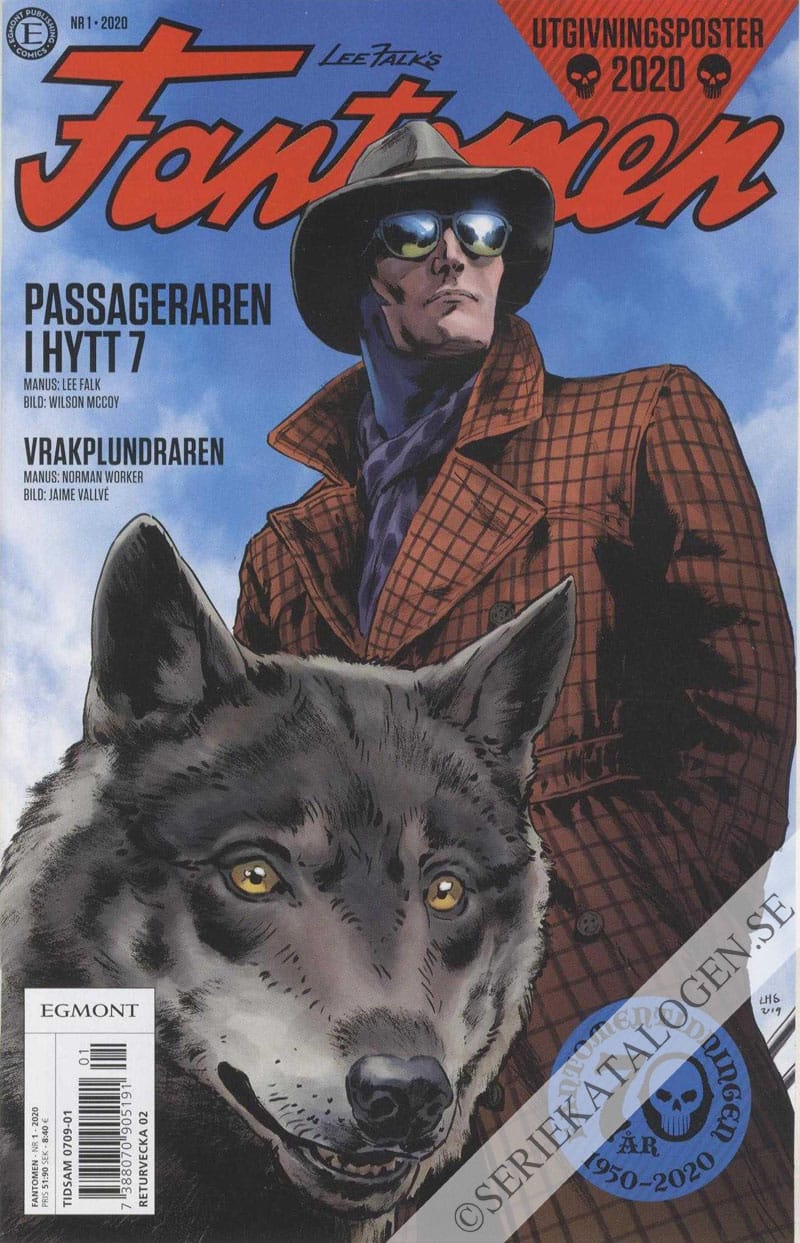 Framsida på Fantomen #1 (2020)