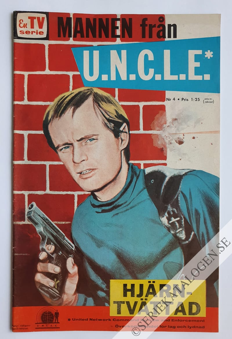 Framsida på En TV-serie - Mannen från U.N.C.L.E.* Hjärntvättad (1967)
