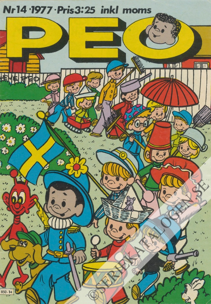 Framsida på Peo #14 (1977)