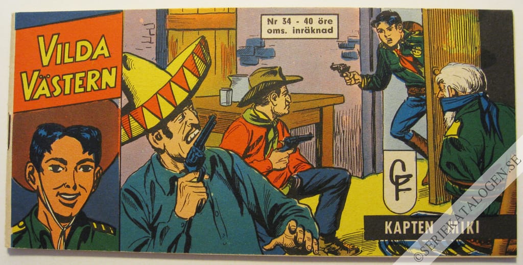 Framsida på Vilda Västern #34 (1963)