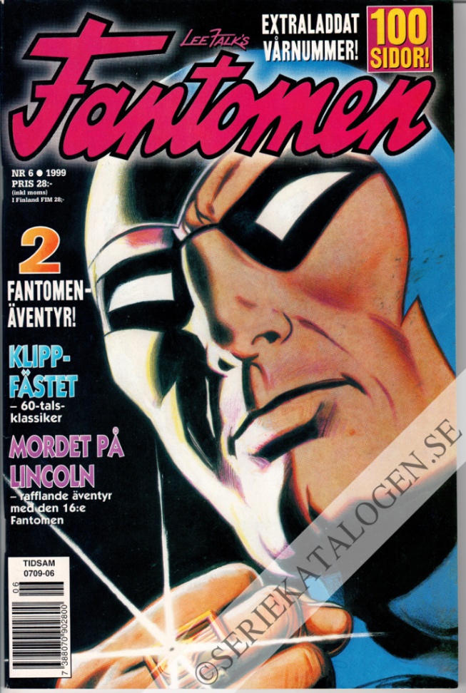 Framsida på Fantomen #6 (1999)