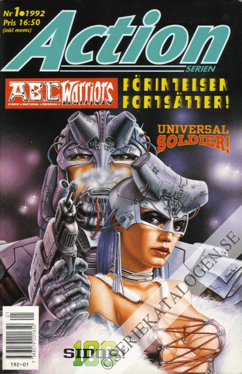 Framsida på Actionserien #1 (1992)